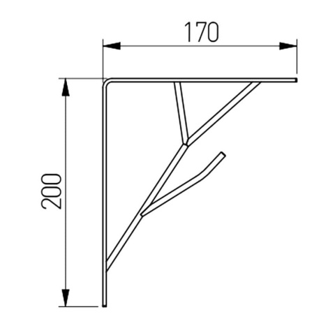 PÓŁKA LOFT BETON BIANCO 60 CM