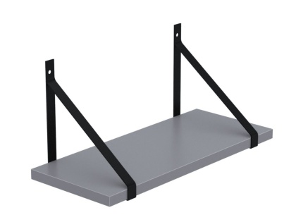 PÓŁKA LOFT JASNY GRAFIT VELA