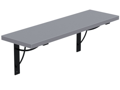 PÓŁKA LOFT JASNY GRAFIT NEO