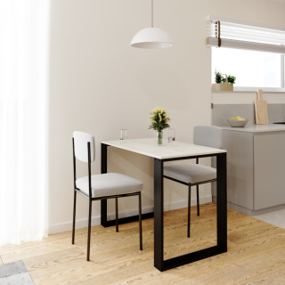 STÓŁ KUCHENNY LOFT CRAFT BIAŁY