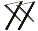 Stół model X 120x60 blat 18 mm nogi metal