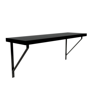 PÓŁKA WISZĄCA CZARNA FINO II