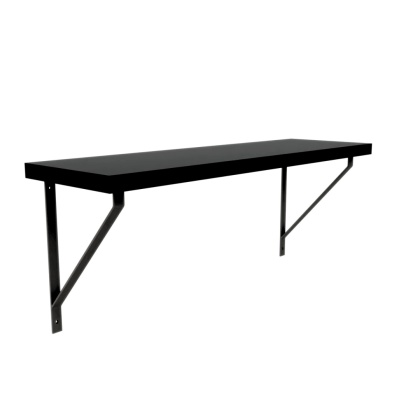 PÓŁKA WISZĄCA CZARNA FINO II