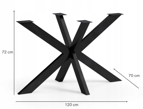 STÓŁ DO KUCHNI JADALNI SALONU 140x70 NOGI METAL PAJĄK STÓŁ DO KUCHNI JADALNI SALONU 140x70 NOGI METAL PAJĄK
