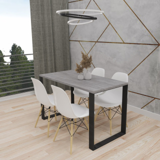 STÓŁ KUCHENNY LOFT NOGI METAL BETON