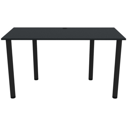 BIURKO GAMINGOWE KLASYCZNE 135X65 CZARNE