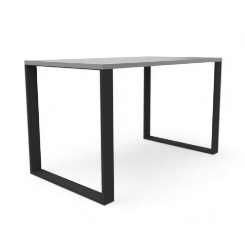 STÓŁ KUCHENNY LOFT NOGI METAL JASNY GRAFIT