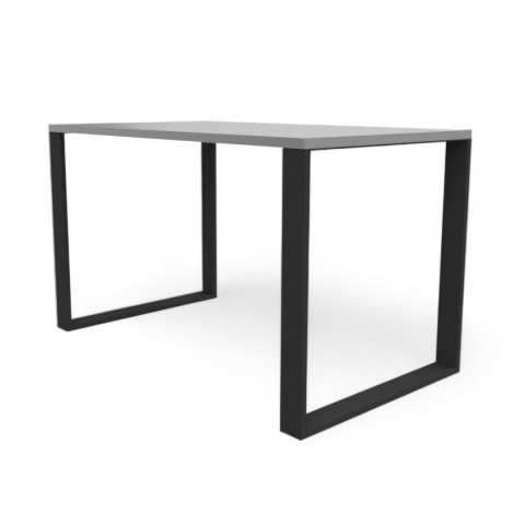 STÓŁ KUCHENNY LOFT NOGI METAL JASNY GRAFIT