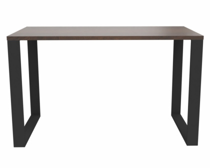STÓŁ KUCHENNY LOFT NOGI METAL ORZECH CIEMNY
