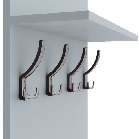 WIESZAK PANELOWY MAXI JASNY POPIEL