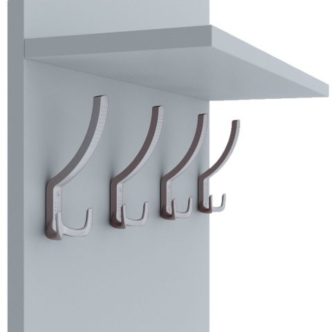 WIESZAK PANELOWY MAXI JASNY POPIEL