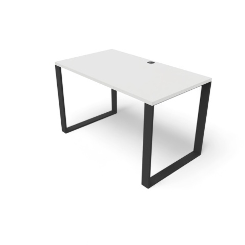 BIURKO GAMINGOWE LOFT DLA GRACZA BIAŁE PROFIL 6X2