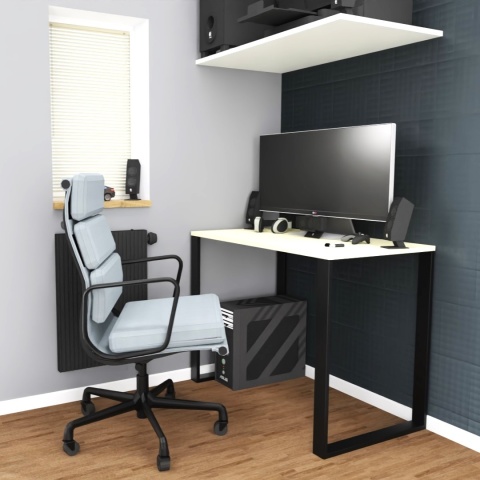 BIURKO GAMINGOWE LOFT DLA GRACZA WANILIA PROFIL 6X2