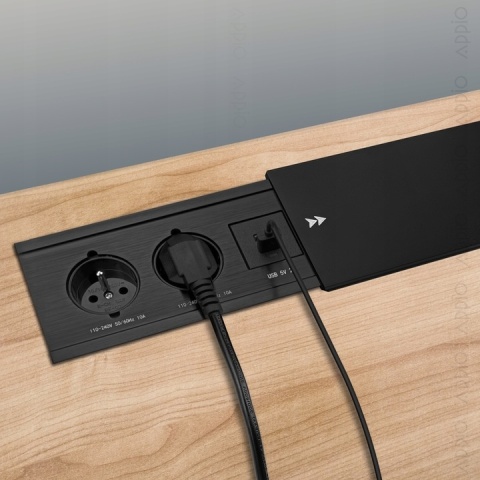 BIURKO GAMINGOWE LOFT DLA GRACZA DĄB CRAFT BIAŁY PROFILE X