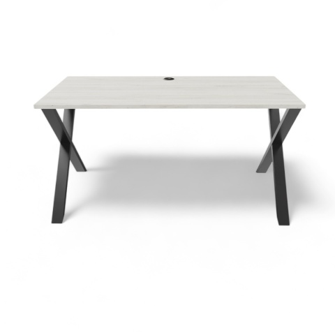 BIURKO GAMINGOWE LOFT DLA GRACZA DĄB CRAFT BIAŁY PROFILE X