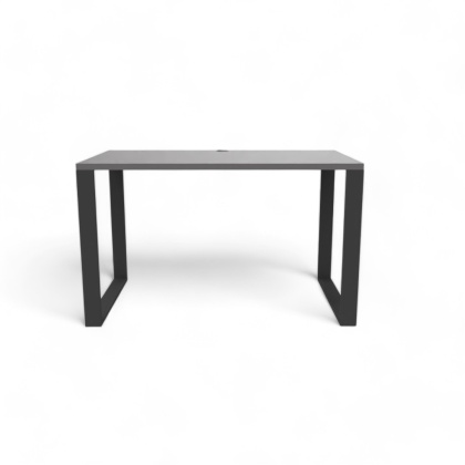 BIURKO GAMINGOWE LOFT DLA GRACZA CIEMNY GRAFIT PROFIL 6X2