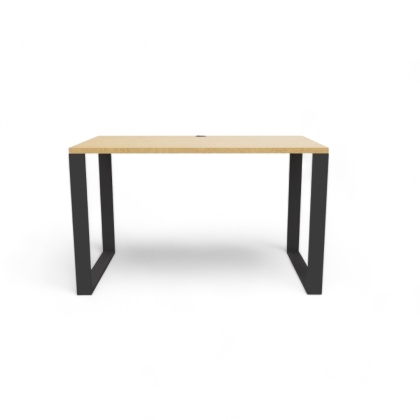 BIURKO GAMINGOWE LOFT DLA GRACZA DĄB JASNY PROFIL 6X2