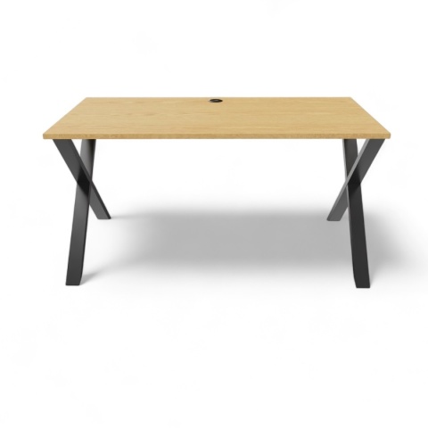 BIURKO GAMINGOWE LOFT DLA GRACZA DĄB JASNY PROFILE X