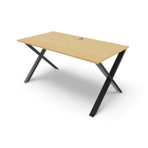 BIURKO GAMINGOWE LOFT DLA GRACZA DĄB JASNY PROFILE X