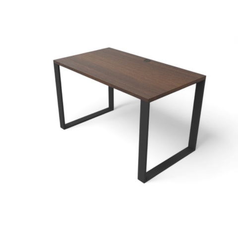 BIURKO GAMINGOWE LOFT DLA GRACZA ORZECH CIEMNY PROFIL 6X2