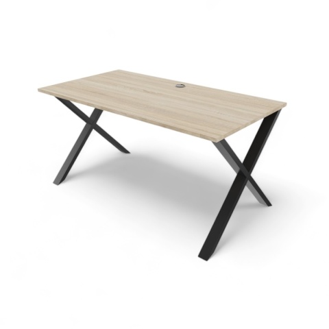 BIURKO GAMINGOWE LOFT DLA GRACZA DĄB SONOMA PROFILE X