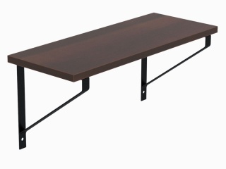 PÓŁKA LOFT ORZECH CIEMNY FINO