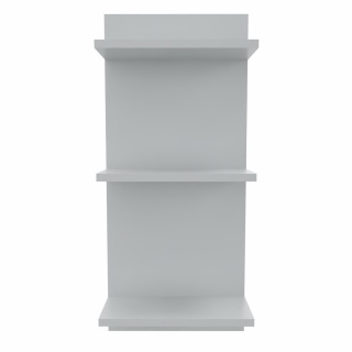 PÓŁKA WISZĄCA REGALIK ŚCIENNY 80x35x17 JASNY POPIEL