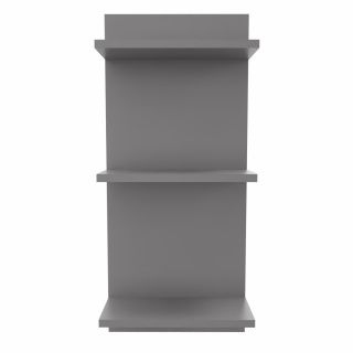 PÓŁKA WISZĄCA REGALIK ŚCIENNY 80x35x17 JASNY GRAFIT