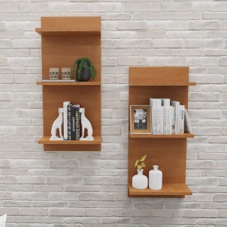 PÓŁKA WISZĄCA REGALIK ŚCIENNY 80x35x17 OLCHA