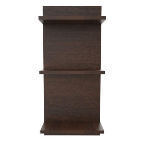 PÓŁKA WISZĄCA REGALIK ŚCIENNY 80x35x17 ORZECH CIEMNY