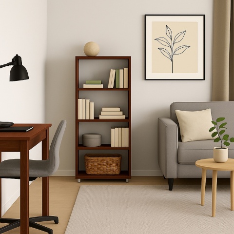 REGAŁ 120x50x25 LOCARNO SZAFKA NA KSIĄŻKI