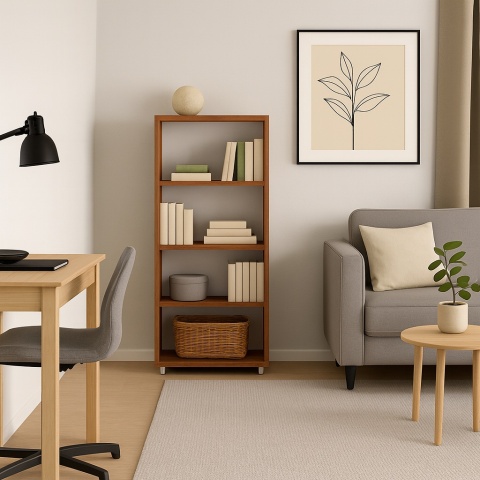 REGAŁ 120x50x25 OLCHA SZAFKA NA KSIĄŻKI