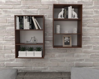 REGAŁ BIUROWY WISZĄCY 80X50 CARAVAGGIO