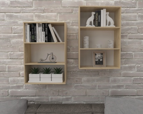 REGAŁ BIUROWY WISZĄCY 80X50 KLON