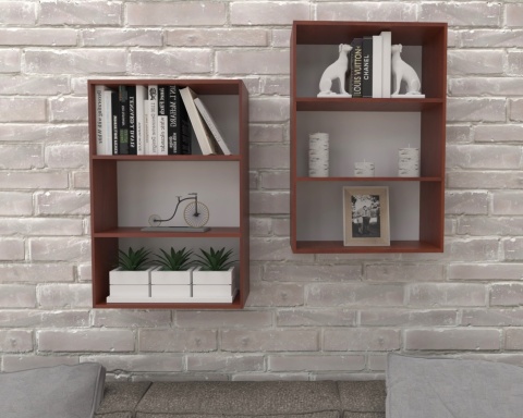 REGAŁ BIUROWY WISZĄCY 80X50 LOCARNO