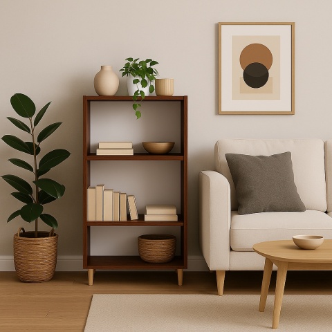 REGAŁ W STYLU SKANDYNAWSKIM 110x60x30 CARAVAGGIO