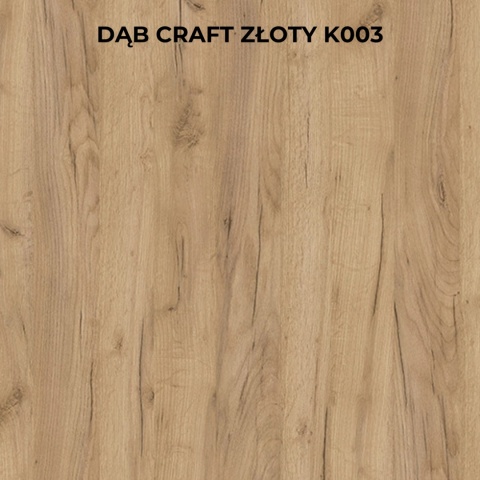REGAŁ W STYLU SKANDYNAWSKIM 110x60x30 DĄB CRAFT ZŁOTY