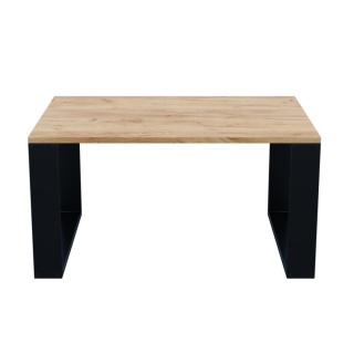 STOLIK KAWOWY LOFT CAFE DĄB CRAFT ZŁOTY