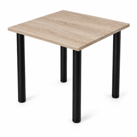 STÓŁ Z KRZESŁAMI LOFT 65x65 DĄB SONOMA 2 KRZESŁA ZESTAW
