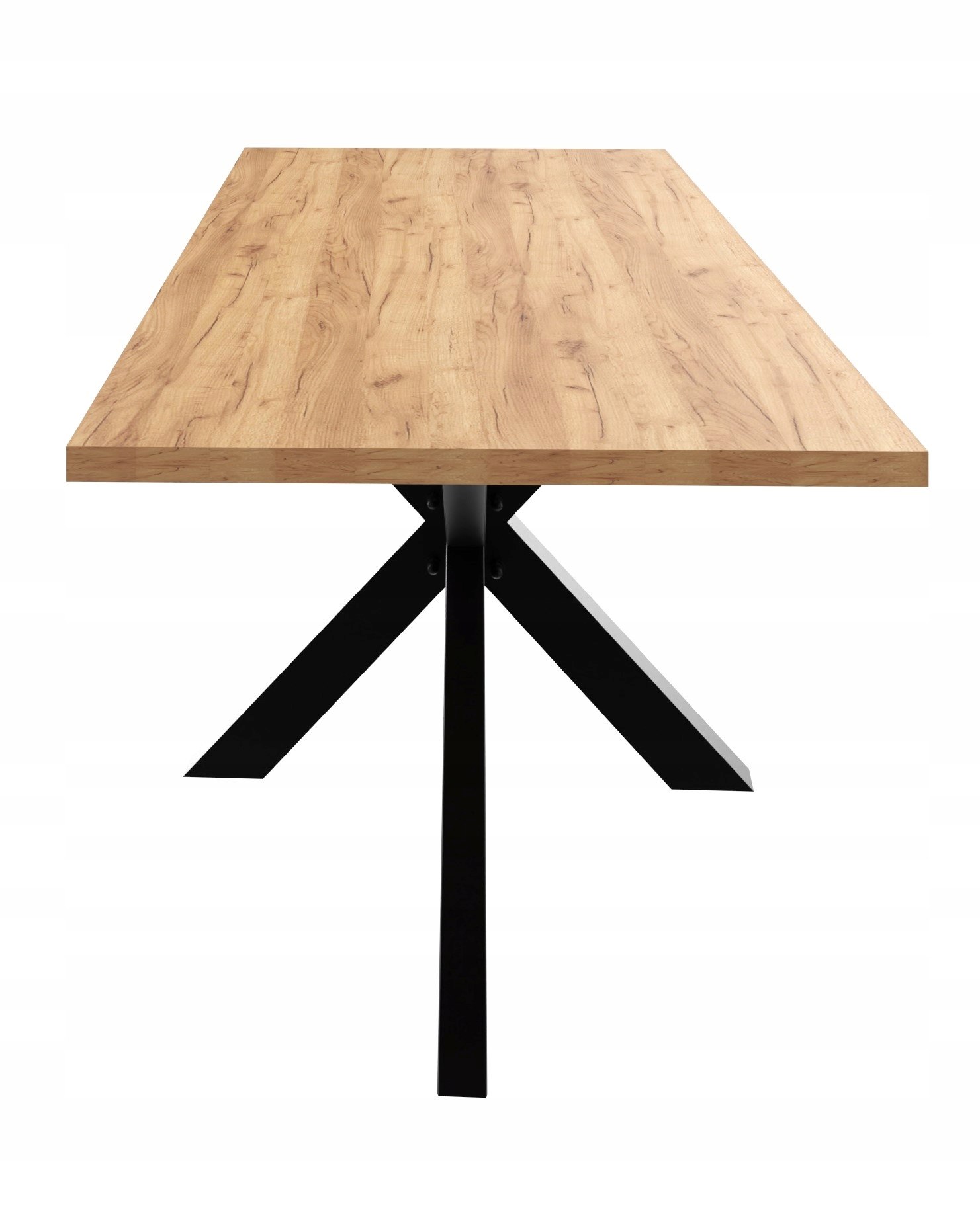 STÓŁ DO KUCHNI JADALNI SALONU 140x70 NOGI METAL PAJĄK LOFT DĄB CRAFT ZŁOTY Marka Mikon